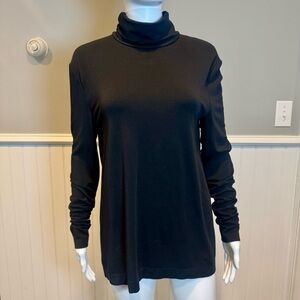 Wolford Black Long Sleeve Turtleneck Top